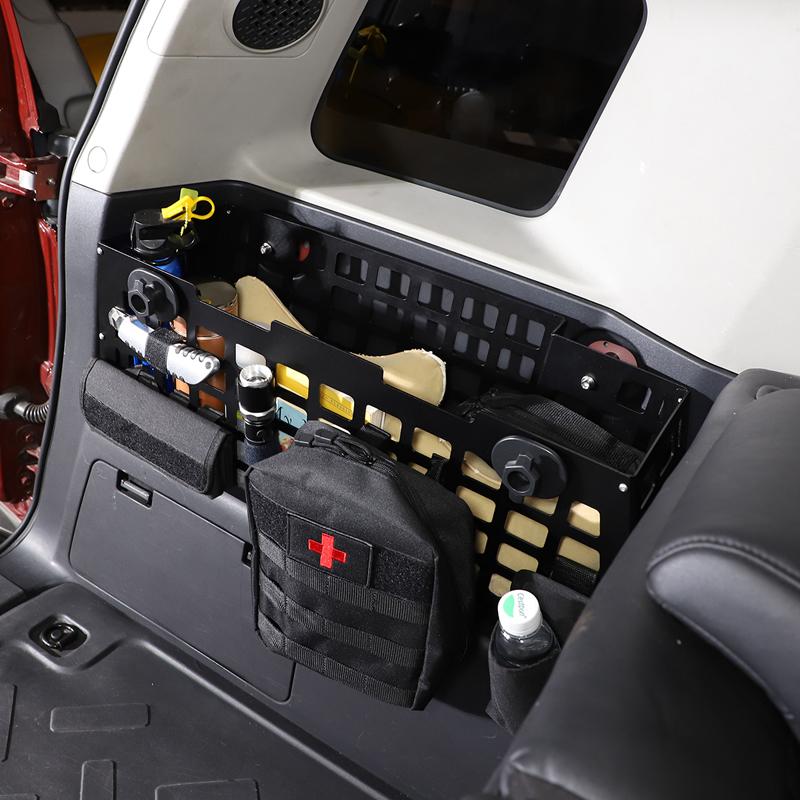 For Toyota FJ Cruiser 2007-2026 Aluminum Alloy Car Interior Trunk storage basket Left SIDE Storage Box Modification Accessories