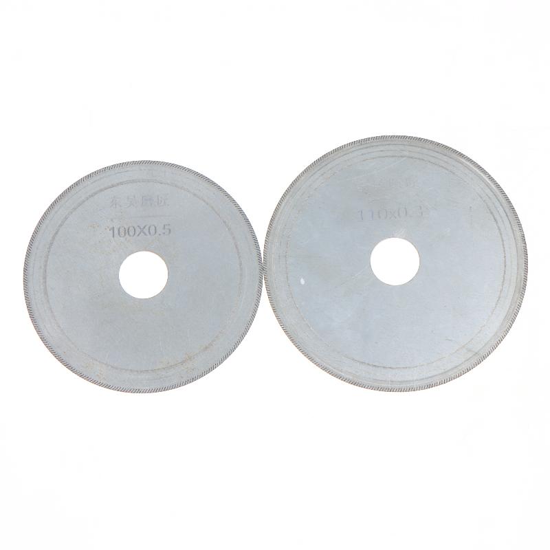 Thin Diamond Circular Saw Blade 80/100/110/120/150/200Mm Cutting Blades Arbor Disc Cut Jade Discs Agate Glass Gems Stone Slits