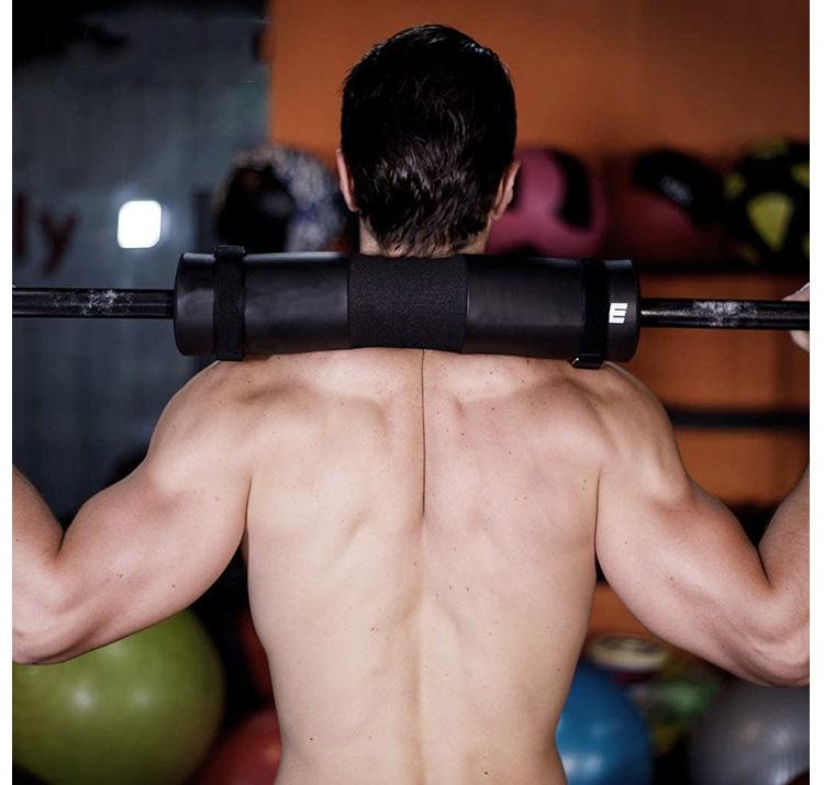 Manicotto per Bilanciere con Protezione Collo in Schiuma, Tappetino Antiscivolo per Squat e Sollevamento Pesi, Attrezzatura Protettiva in Schiuma Durevole per Palestra Domestica, Uomini, Donne, Fitness