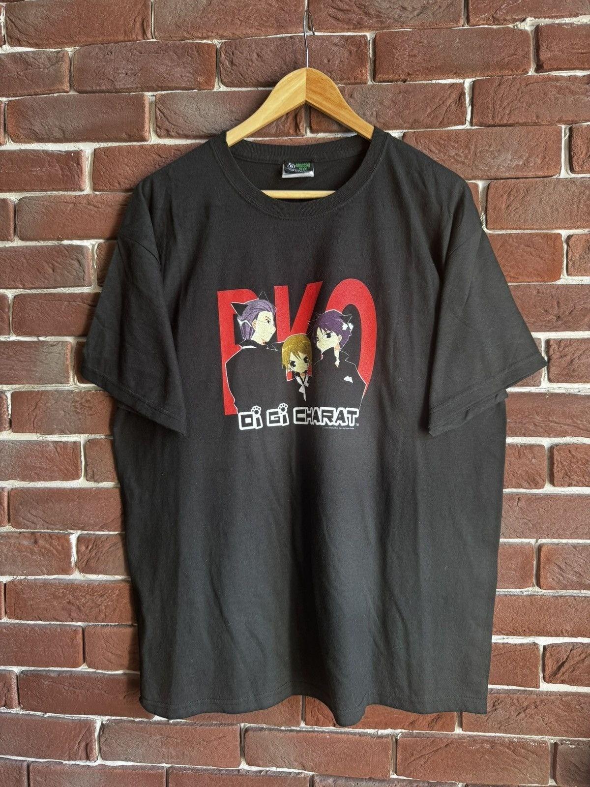 Rare Vintage 2004 Promo Tee Di Gi Charat Anime 00s T Shirt Unisex T-Shirt XL