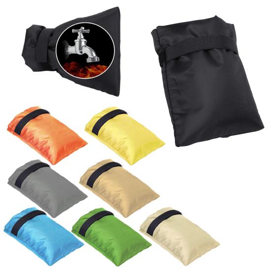 Faucet Anti-freeze Cover Padded Thermal Spigot Protector Cold Weather Waterproof Tap Shield for Outdoor Garden Faucets Winter Protection