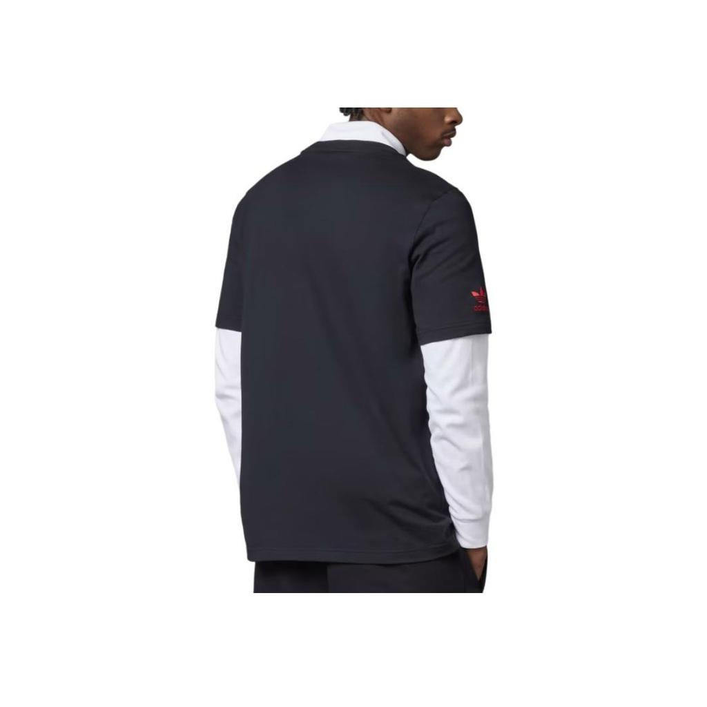 Adidas Originals Ajax Amsterdam OG Graphic Print Football Casual Culture Sport Short Sleeve T-Shirt Men Tops Black IN4721