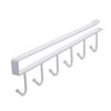 6 Hooks Kitchen Hanger Iron Under Shelf Mug Cup Cupboard Multifunction Kitchen Organiser Hanging Rack Holder