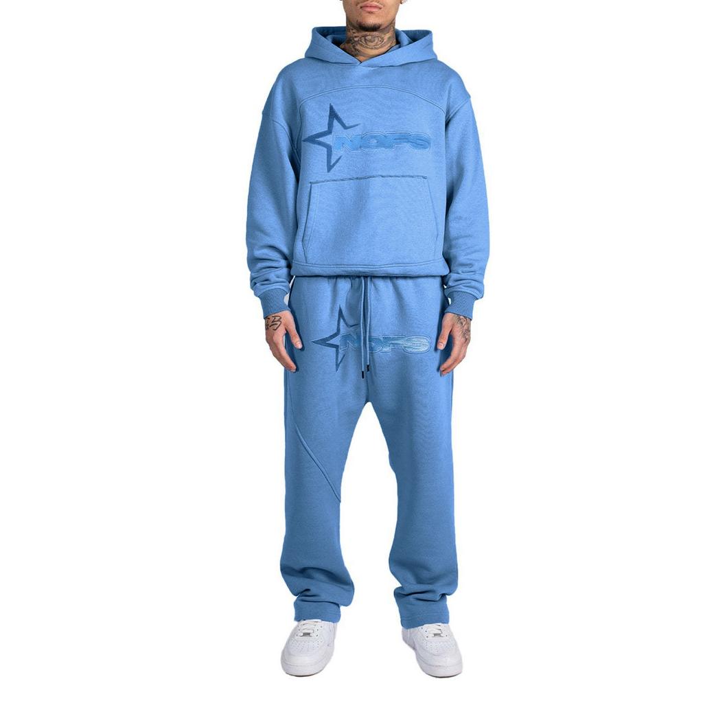 Men's And Women's Jogging Sets, Two-piece Sports Sets, Hip-hop Sports Two-piece Sets, Long Sleeved Tops And Pants