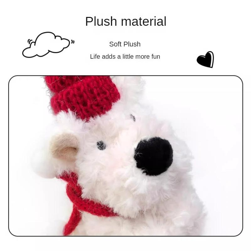 Car Wiper Turn Signal Switch Decoration,Puppy Plush Doll Clutch Decor,kawaii Dog Car Wiper Doll Car Interior Accessories