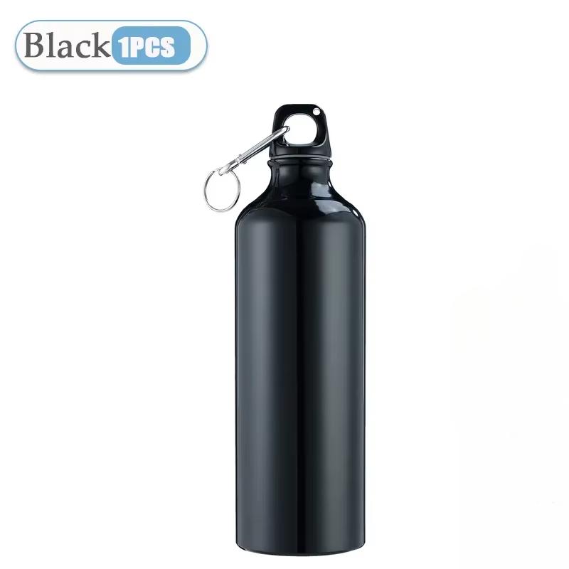 

500/750mL Aluminum Outdoor Bike Sports Water Bottle Drinking Kettle Drinking Cup Leakproof Water Jug for Travel Running Camping 500ml
