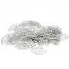 100Pcs/Pack 34x20mm Openwork Leaf Metal Flower Frame Pendant Charm DIY UV Resin Necklace Jewelry Making