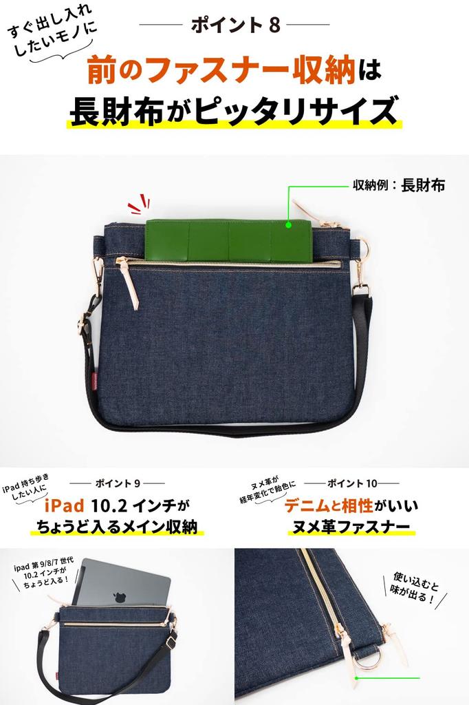 need network Proud Denim Sacoche Shoulder Bag for Indigo Blue - Japan's Men, Lightweight, Crossbody,
