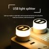 USB Night Light Mini LED Night Light USB Plug Lamp Power Bank Charging USB Book Lights Reading Eye Protection Lamps