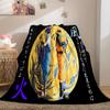 Japanese Anime Cartoon NARUTO Famous Uzumaki Naruto Blanket Soft Home Furnishing Nap Decoration Four Seasons Warm Sherpa Blanket B3