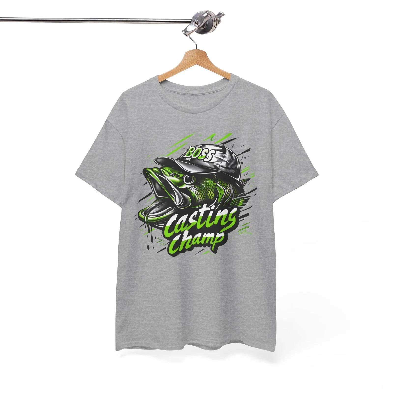 

Just One More Cast T-Shirt - Funny Fisherman Tee for Angling Addicts 2XL