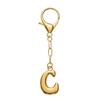 Metal Capital Letter Key Chains Bubble Letter Initial Letter Key Chains Alphabet Key Chains  Women