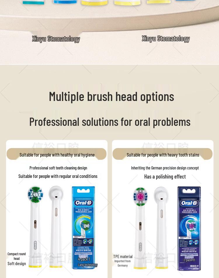 Oral-B EB20 Universal Elektrische Zahnbürsten-Ersatzkopf - Tägliche Reinigung