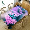 Modische Vintage-Schmetterlings-Tischdecke, bedruckt, für Zuhause, Party, rechteckige Tischdecke, Hochzeit, Kamin, schmutzabweisende Dekoration