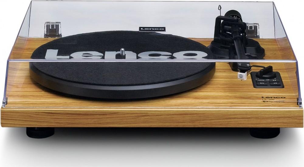 LENCO LS-500OK - HiFi Turntable with Speaker Set, Lenco