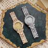Surprise Blind Box; Women's Fashion Personality Aurora Niche Square Hollow Steel Strap Quartz Watch; Random Style.