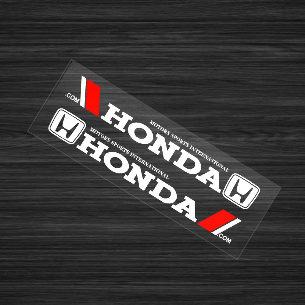 2Pcs Car Side Door 3D Sticker Badge Decal Decoration Auto Accessories For Honda Civic 4d XR-V CRV HRV City Odyssey Jazz Styling