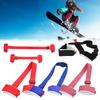 Skiing Pole Shoulder Hand Carrier Lash Handle Straps Shoulder Hook Nylon Loop Ski Handle Black Strap Protecting Adjustable Q6C8