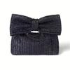 Fashi Women Summer Bohemian Straw Bag Woven Bow Beach Crossbody Bag Shoulder Messenger Bag Girls Handbags Straw Bag Gifts Chic