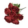 Artificial Rose Bouquet With Soft Fabric For Home Decor And Hotel Gift Displays