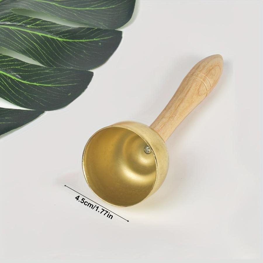2pcs Hand Bells with Wooden Handle Handheld Bells Percussion Music Instrument for Wedding Game Party Decor ZSY