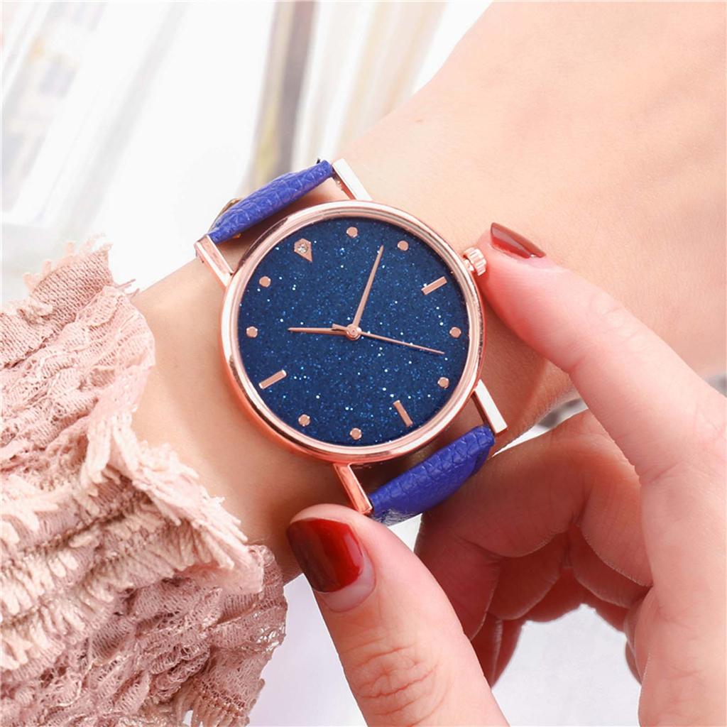 Cheap Fashion Casual Leather Belt Ladies' Small Dial Quartz Dress