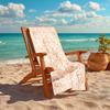 1Pc Rustic Floral Rug Beach Towel, Quick Dry, Multi-Use for Beach Pool Gym Yoga Home Travel, Christmas, Halloween, Xmas Gift M928764