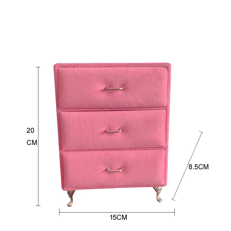 European Style Barbie Doll Jewelry Storage Box for Earrings, Necklaces, and Bracelets