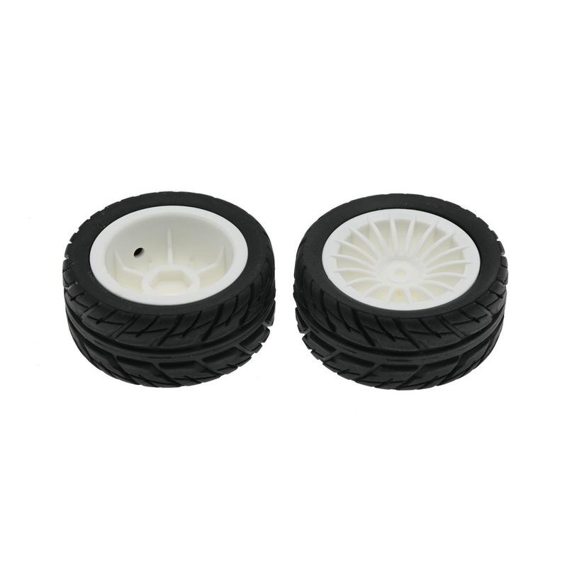 4Pcs 50mm Rubber Tire Tyre Wheel For SG1603 SG1604 SG1605 UDIRC UD1601 UD1602 UD1603 UD1604 1/16 RC Car Upgrade Parts