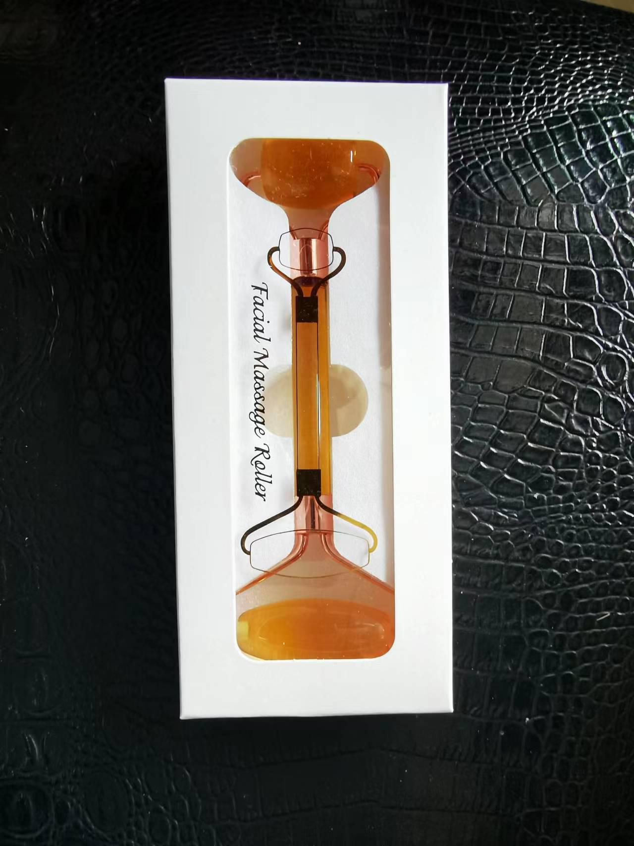 

Двусторонний нефритовый ролик и массажер для лица гуа ша для расслабления и лифтинга Roller