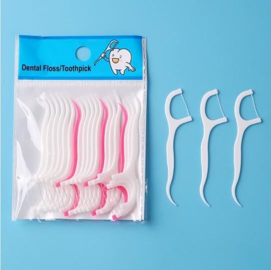 100 pièces/50pcs fil dentaire choix de fil dentaire cure-dents bâton de dents nettoyage des dents brosse interdentaire choix de fil dentaire soins d'hygiène buccale