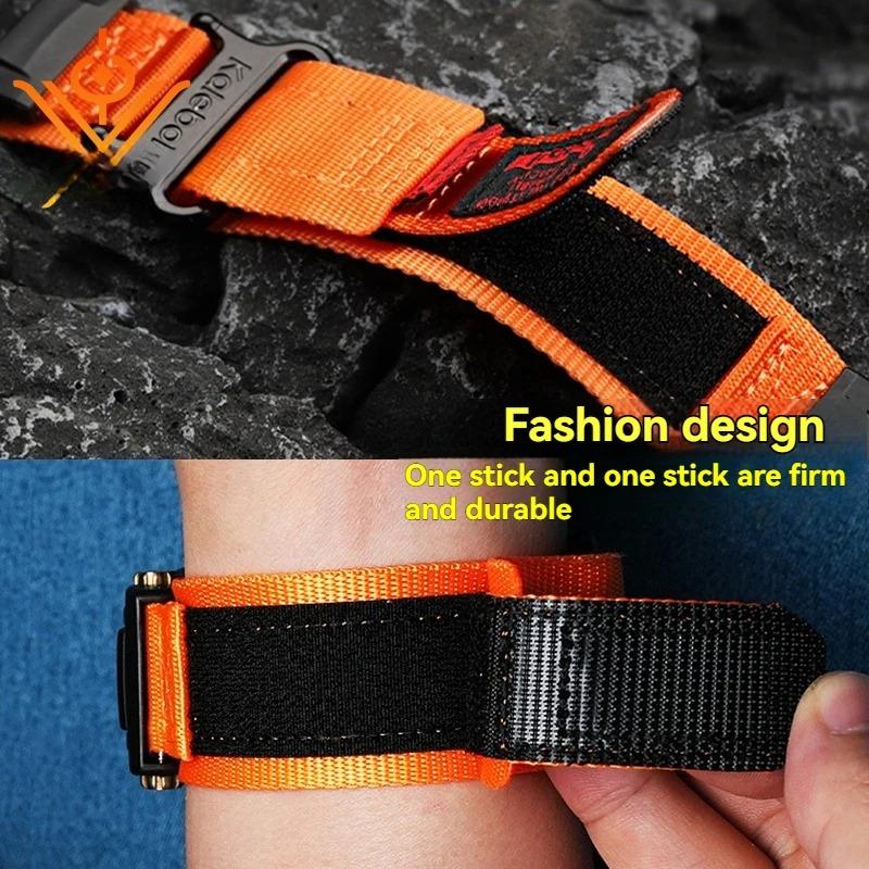 Nylon-Canvas-Uhrenarmband Für Casio G-SHOCK Uhrband GA-900 GA700 GA110/100 GM110 modifiziertes Sport-Armband für Herren schwarz