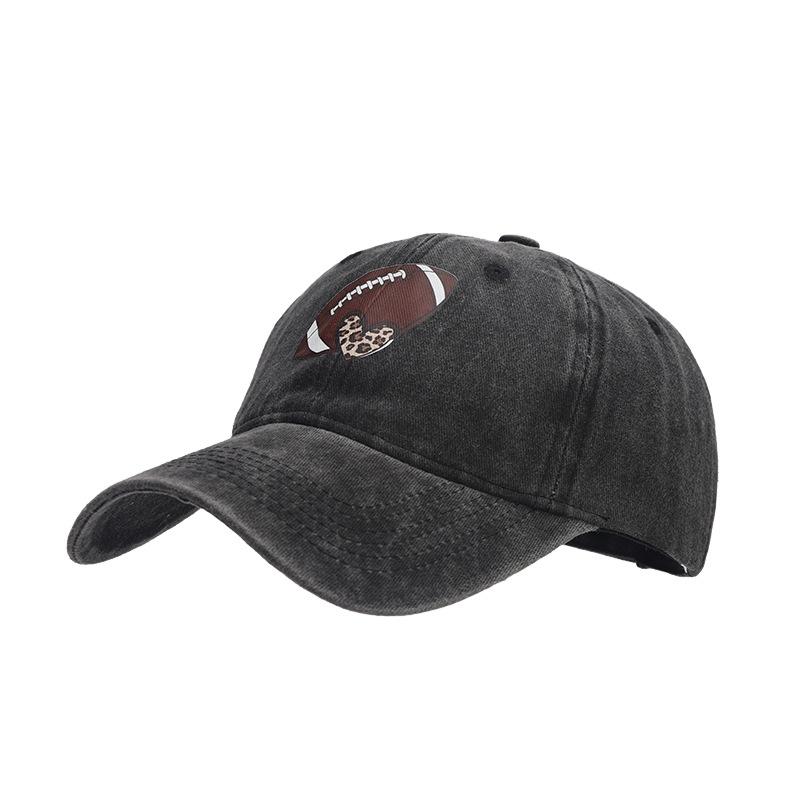 Spring New Personalized Printed Baseball Cap Men's Washed Old Fashion Versatile Cap Trendy Women's Outdoor Sun Hat