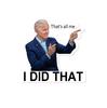 100 Stück lustige Aufkleber „That's All Me I Did That“, kleinere Größe 5 x 5 cm (Nach rechts gerichtet)
