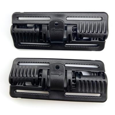 2Pcs Tactical Vest Quick Release Buckle Slider Molle Strip Module Strip Buckle