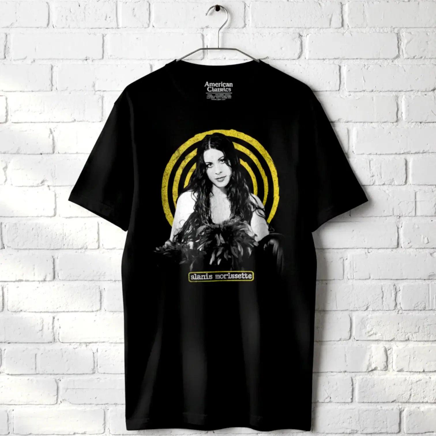 Alanis Morissette Unplugged Portrait Men s T Shirt S
