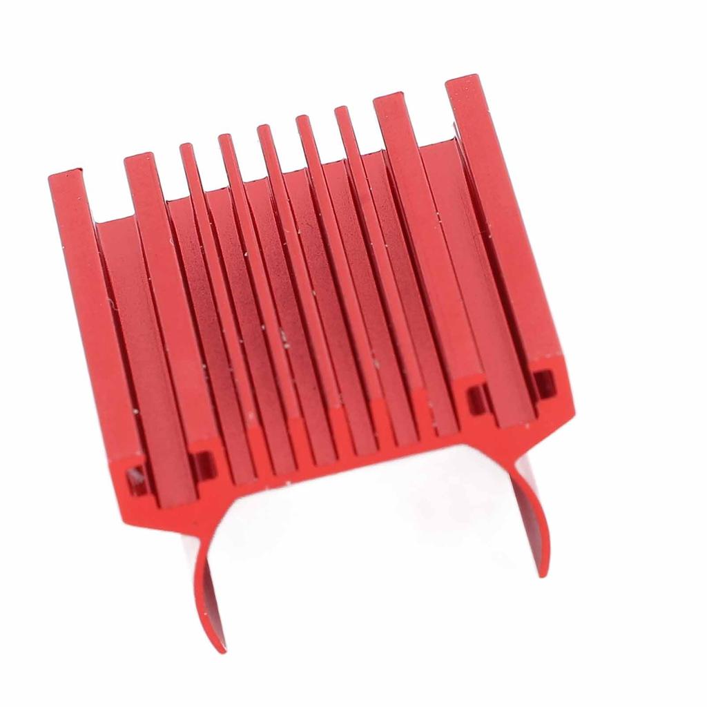 Aluminum Alloy RC Heat Sink for 180 Brushed Motor 20mm Upgrade Part Motor Cooling Fan for 1 18 RC Cars Red