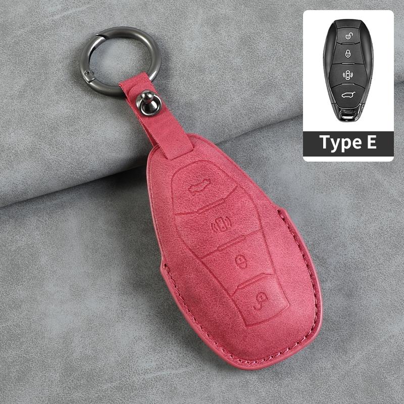 Car Key Cover For FAW Hongqi H5 2025 2025 2025 Hongqi H5 Leather Car Key Case Cover For Hongqi Car Keychain