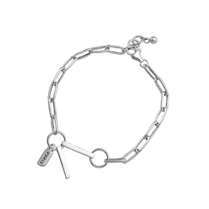S925 Sterling Silver Korean Style Women's Bracelet - Perfect for Couples and Birthday Gifts