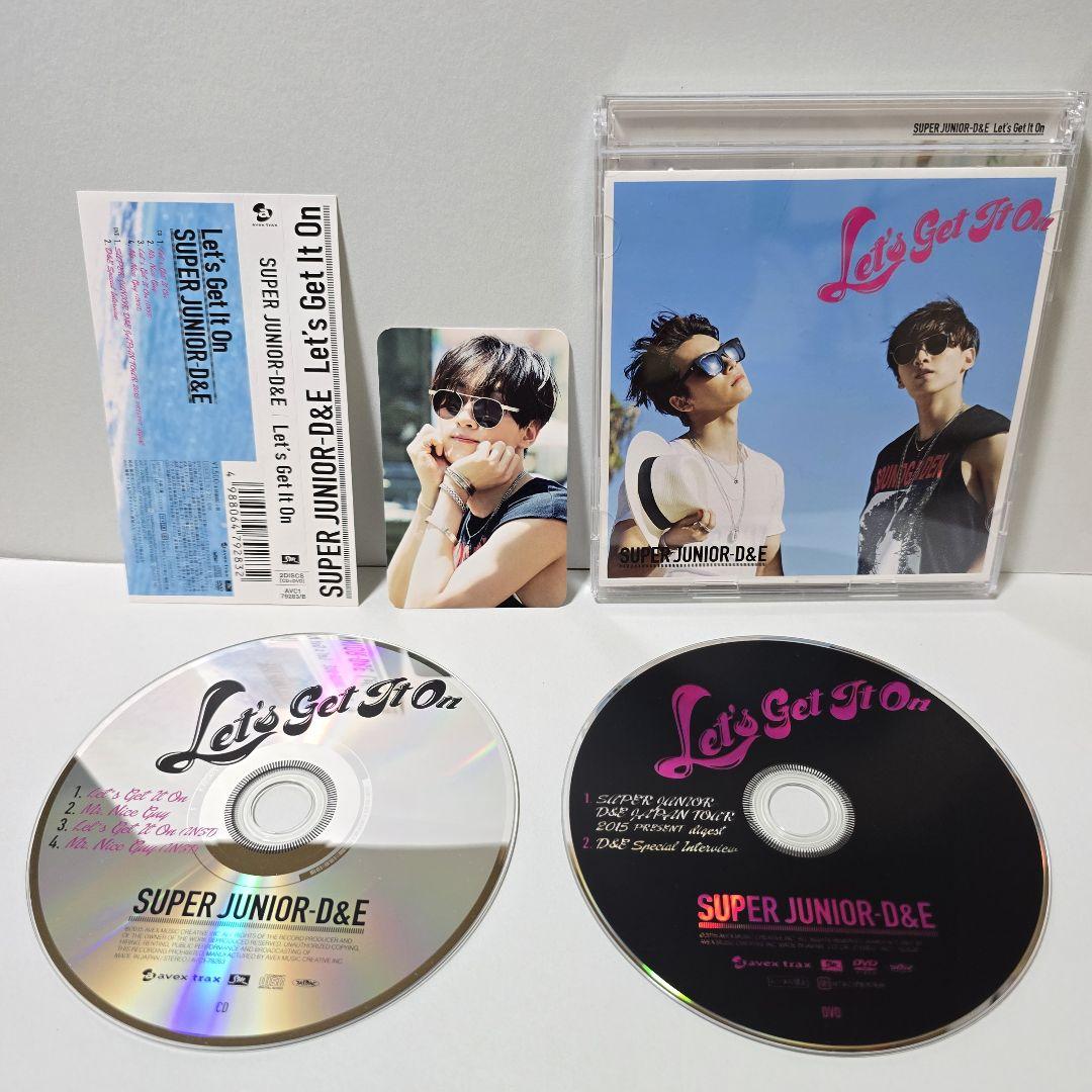 

[USED] SUPER JUNIOR-D&E Let s Get It On with trading card