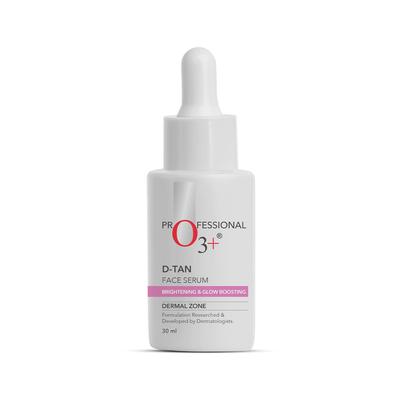 O3+ D-Tan Face Serum with Niacinamide, Glycolic Acid & Mulberry Extract for Tan Removal, Skin Brightening & Glow | Reduces Pigmentation & Dark Spots
