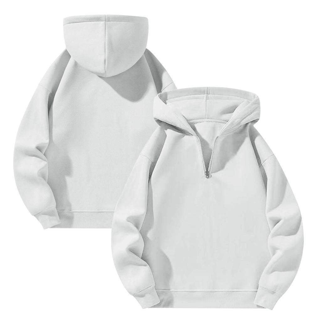 Men'S Lined Sweatshirts Fleece Pullovers Basic Tops Warm Winter Sweatshirts Men'S Oversized Fleece Sweatshirts With Hoodie