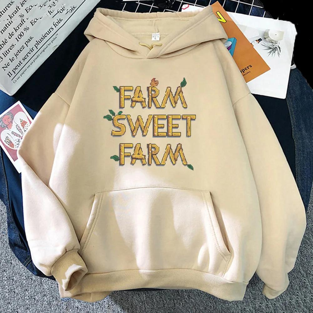 Stardew Valley Hoodie Casual Game Clothes Printed Graphic Sweatshirts Unisex Hoody Autumn Fleece Long-sleeve Retro Style Tops