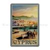 Travel Poster  Kyrenia Cyprus Metal Plaque Poster Club Living Room Designing Pub Decoration Tin Sign Poster