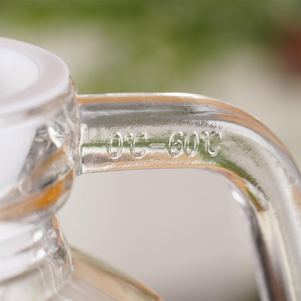 Jug for Drinks Water Juice Lemonade Glass Narrow Lid for Refrigerator 1.8L