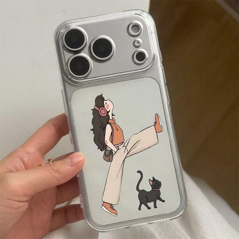 lovely cartoon dog phone case for iphone 17 pro max 16 plus 15 14 13 11 silicone back cover for iphone 12 pro xr xs x 8 P 7 SE3