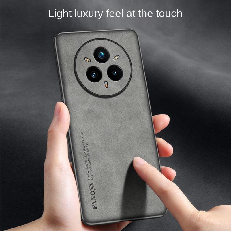 Plain Leather Comfortable Suede Case For Realme 14 Pro + 13 Plus 12 11 Realme GT Neo 7 6 6T 5 3 3T GT 7 Pro 6 5 V60 Pro Cover