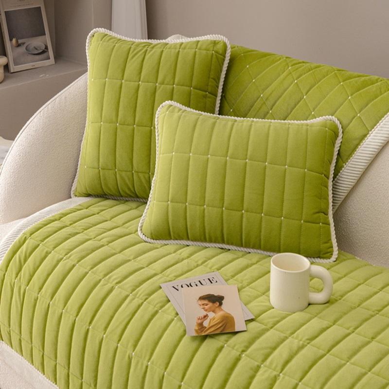 Утолщенная плюшевая подушка для дивана для гостиной — фото 6