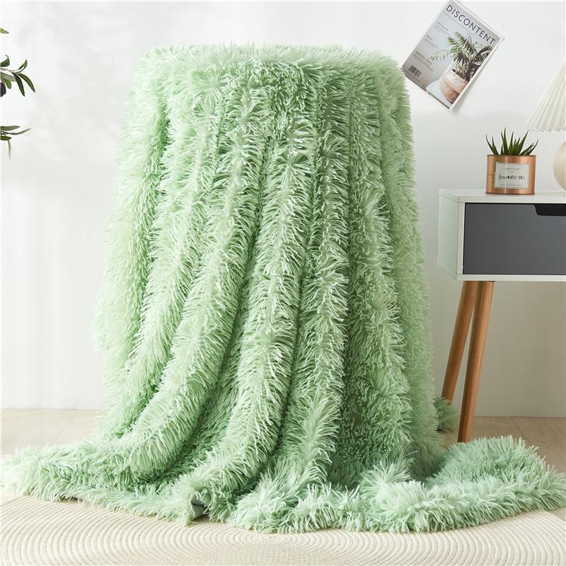 Decorative Extra Soft Fuzzy Faux Throw Blanket Reversible Long Hair Shaggy,Fluffy Cozy Plush Comfy Microfiber Fleece Blankets for Couch Sofa Bedroom