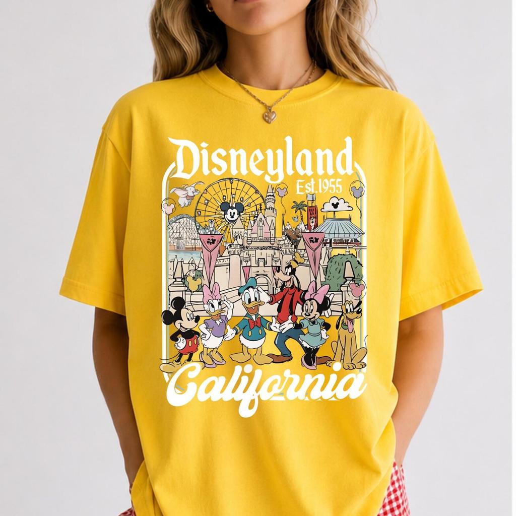Magical California Vacation Shirt, Retro Theme Park Castle Graphic Tee, Family Trip Gift, Vintage Travel Shirt